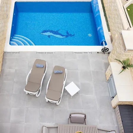 Adosado Con Piscina Privada, Terrazas - 2 Y Aire Acondicionado - Casa Peters Casa de Férias Puerto de Santiago (Tenerife)
